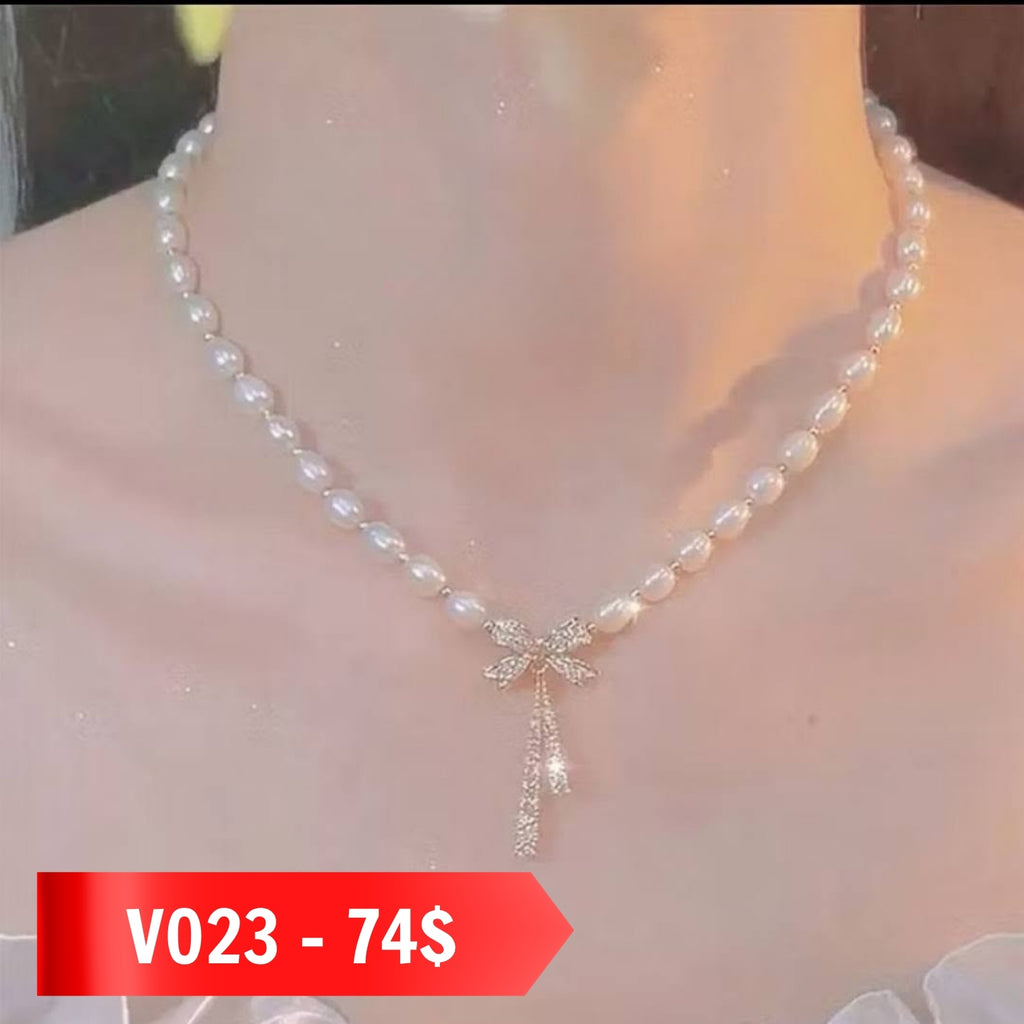 Premium Pearl Necklace - Luxurious, Elegant Design in Multiple Styles
