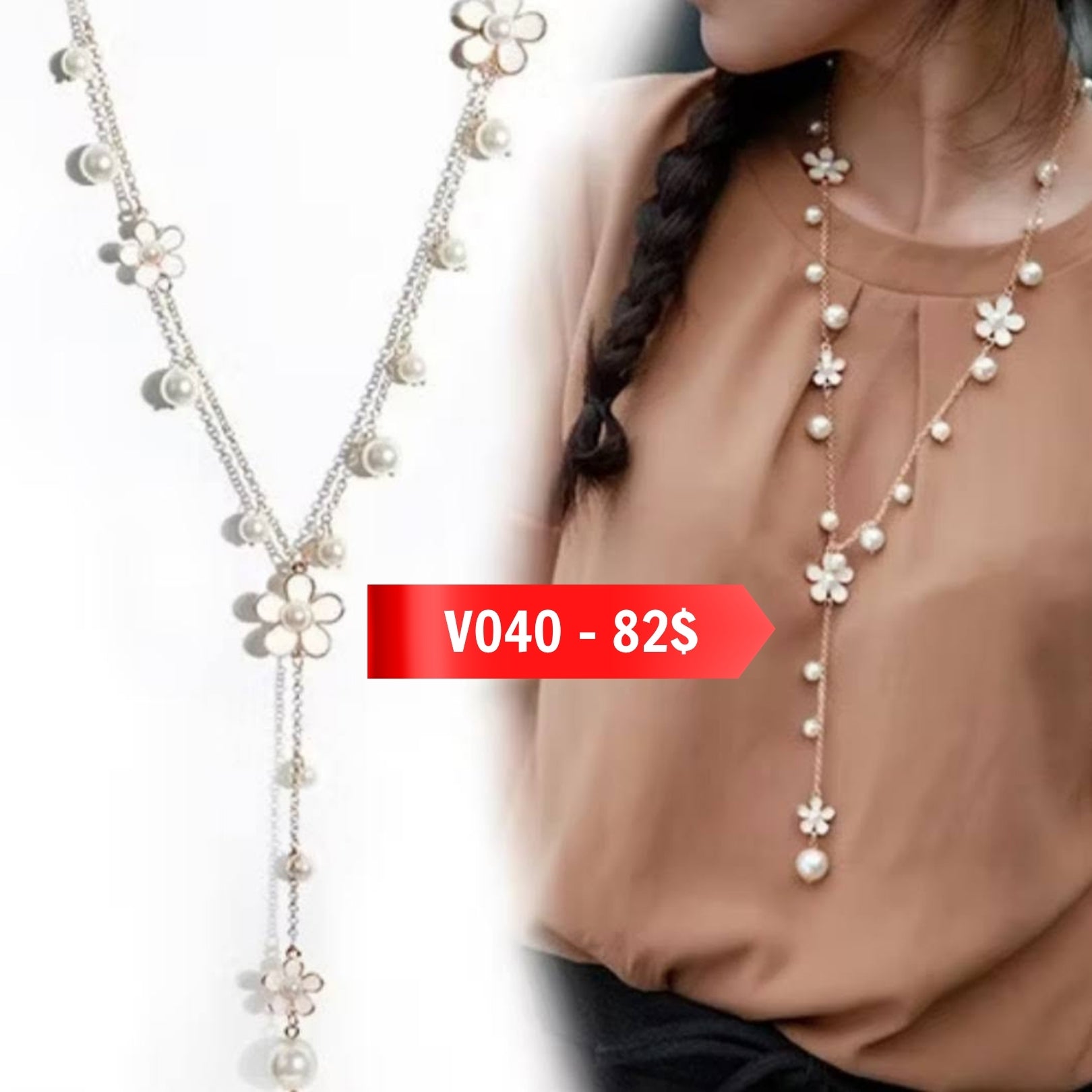 Premium Pearl Necklace - Luxurious, Elegant Design in Multiple Styles