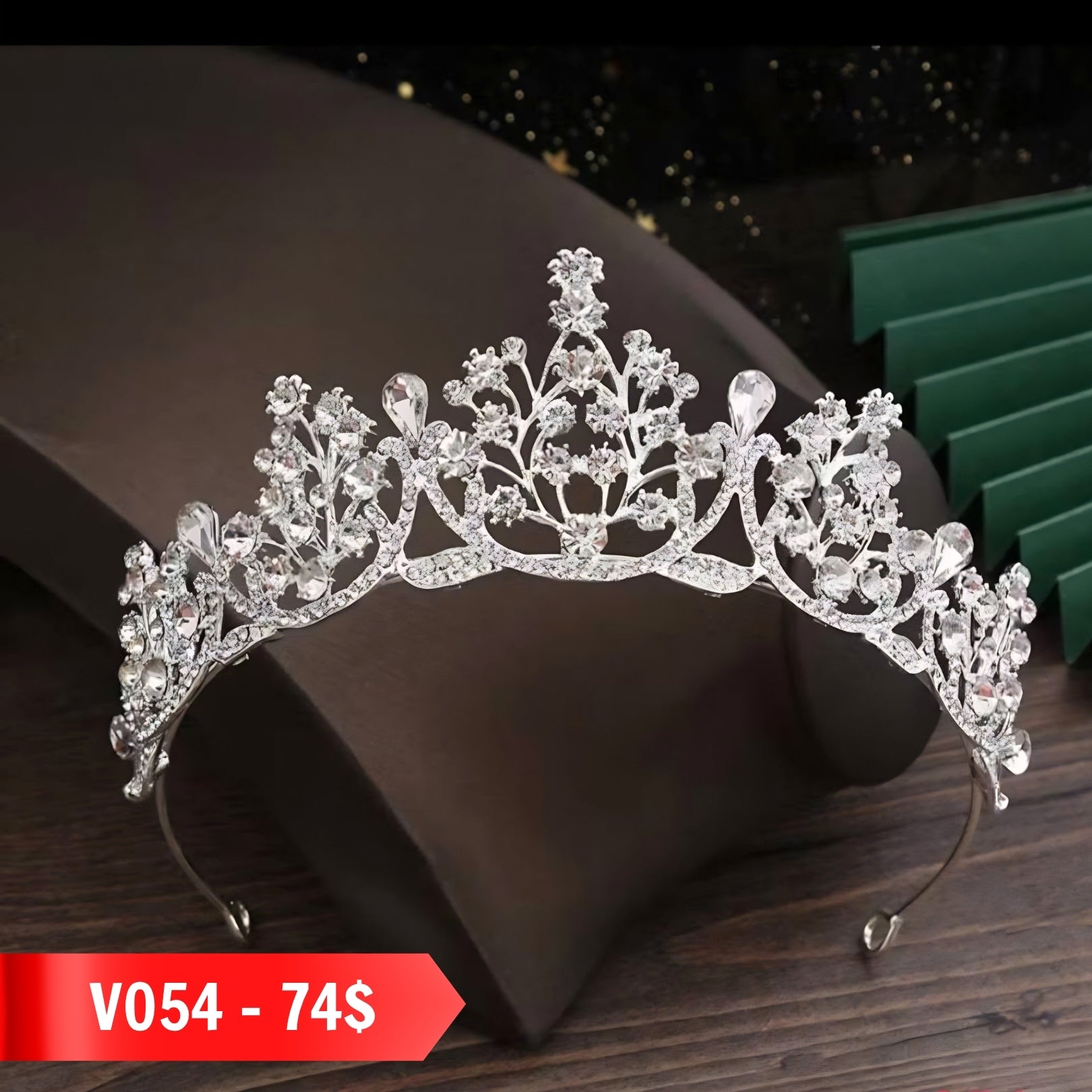 Premium Bridal & Evening Accessories - Tiaras, Statement Bracelets & Lace Gloves