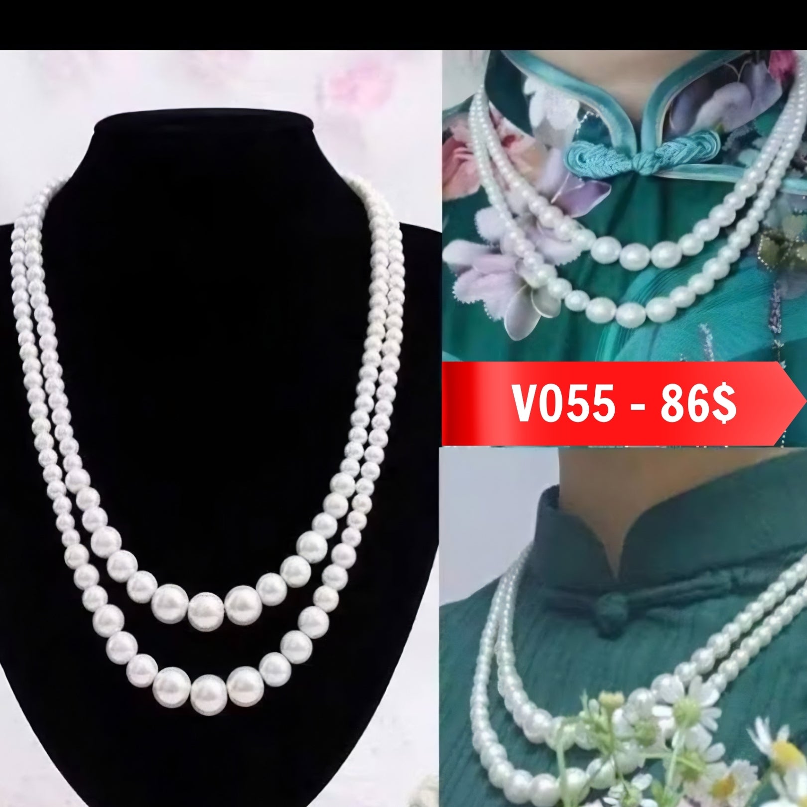 Premium Pearl Necklace - Luxurious, Elegant Design in Multiple Styles