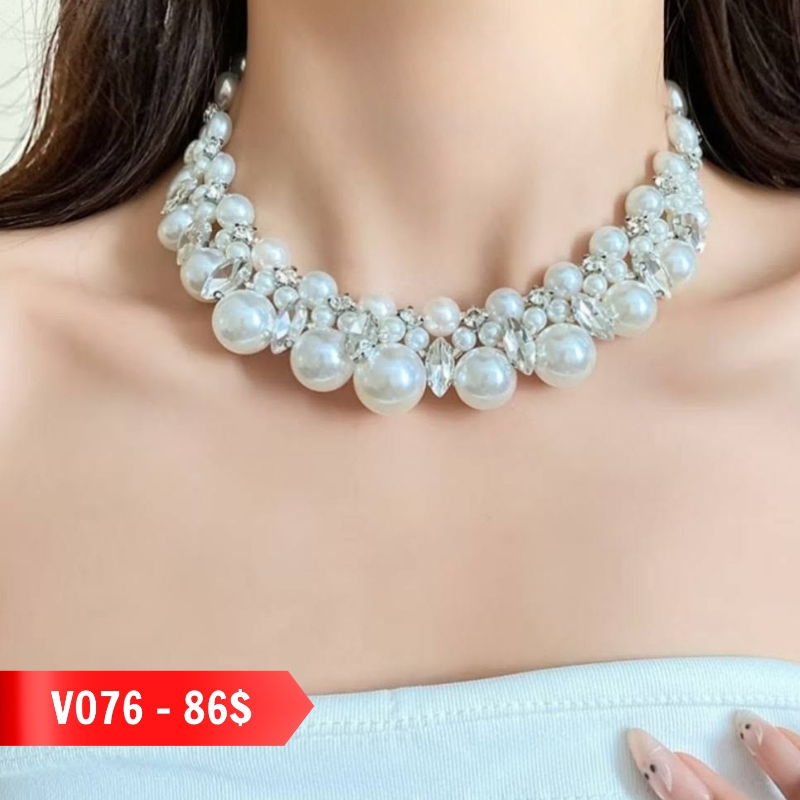 Premium Pearl Necklace - Luxurious, Elegant Design in Multiple Styles